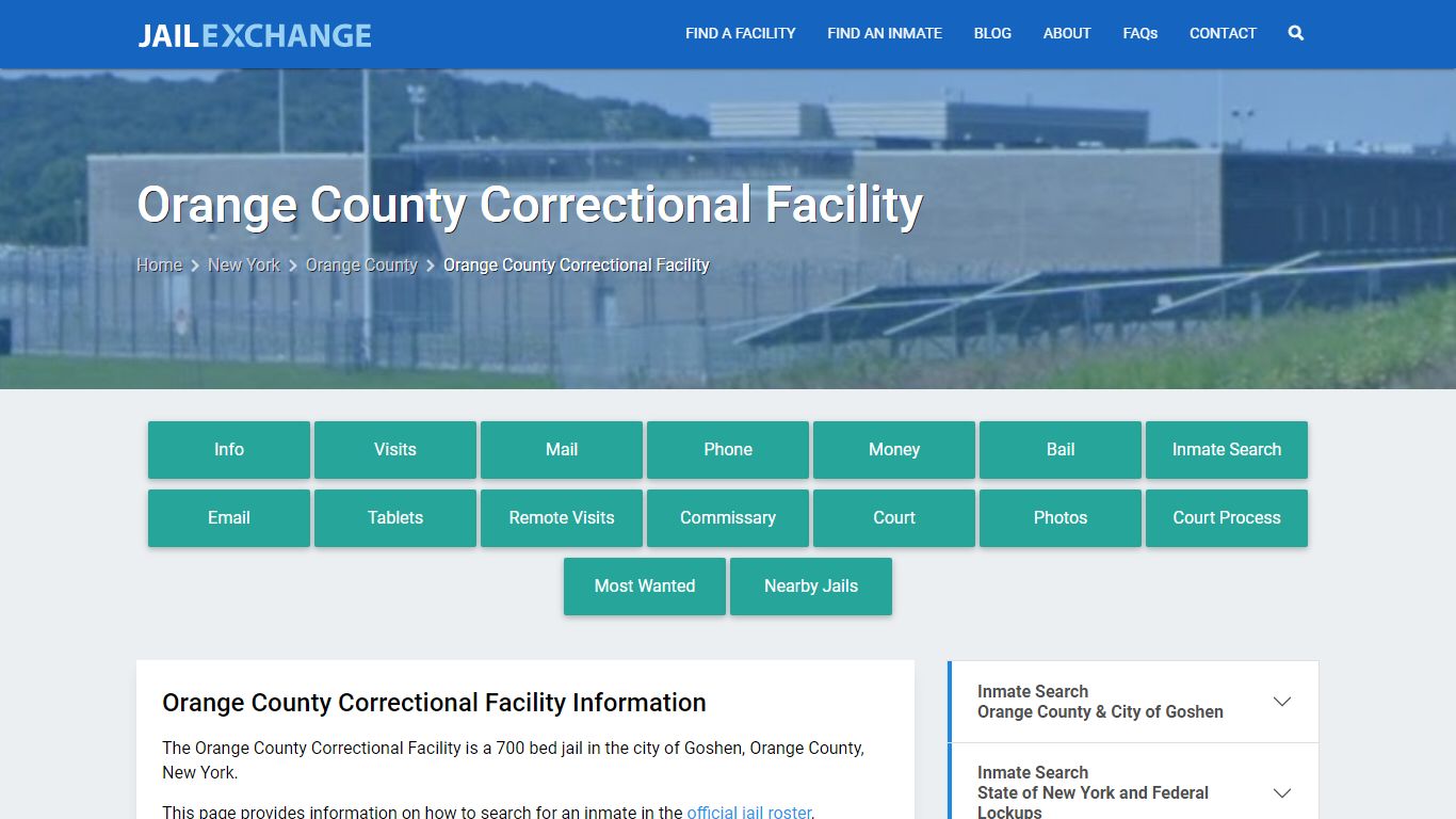 Orange County Correctional Facility - Jail Exchange